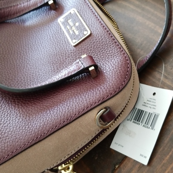 Kate Spade Mini Felix Leather & Suede Satchel - Picture 2 of 7